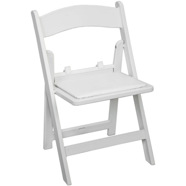 Premium Kids White Wedding Folding Chair
