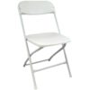 Standard White Folding Chair
