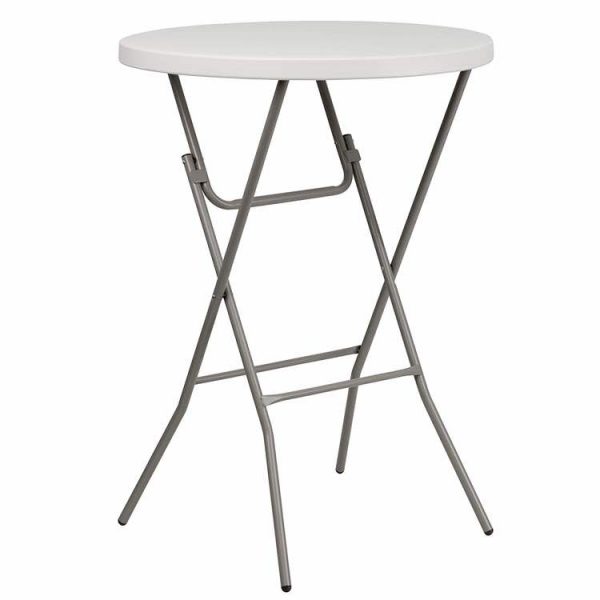 30in high top folding table