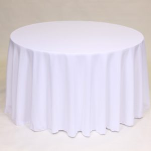 Solid White Tablecloth