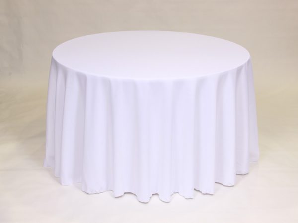 Solid White Tablecloth