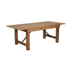 96x40 Chestnut Farm Table
