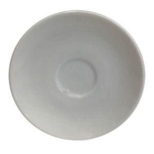 White Demitasse Saucer