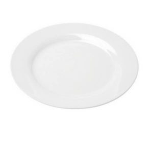 White Luncheon Plate