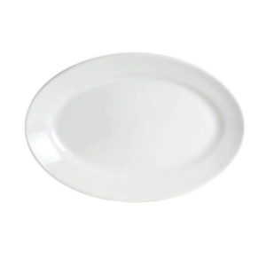 White Oval Serving Platter