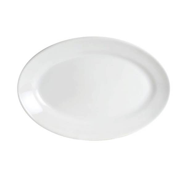 White Oval Serving Platter Cooper Party Rentals